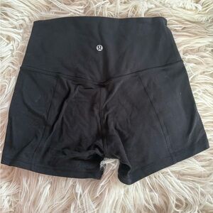 Lululemon Align Short 4" Black Nulu Yoga Biker Shorts Women’s Size 6